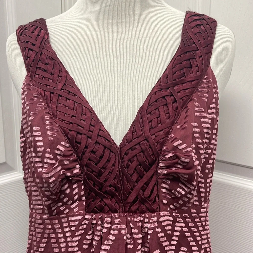 Beth Bowley Sleeveless Lined Silk Dress Size 10